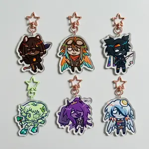 Universe MCYT Yt Translucent Acrylic Keychain, MCYT Unstable universe Lifesteal SMP Keychain, Gift Friend