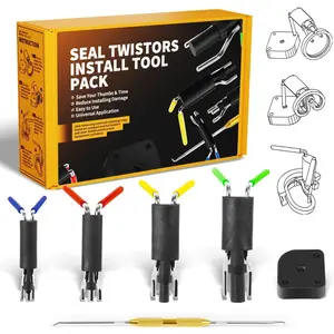 6 Pack Hydraulic Seal Installation Tools, Hydraulic Cylinder  Repair Rebuild Seal Kit, U-Cup Rod Seal Installation Tool Kits Upgraded Super  Seal Twistor Install Tool Set
