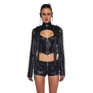 Downbeat Spiked Shrug