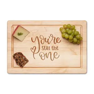 Maple Wood Cutting & Cheeseboard 18 x 12" | You're Still The One