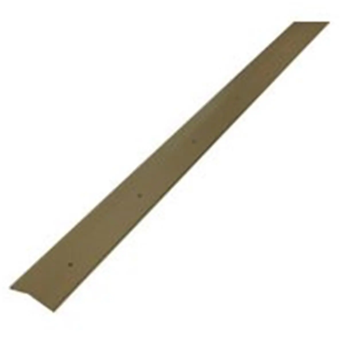M-D Building Products Antique Fluted Carpet Trim for Medium-High Pile Carpet, Protective Floor Gap Cover and Edging, Made in USA, Unequal Height Floors, Antique Brass, Prevents Fraying, Seam Coverage, Transition Strip, 2 X 72 In., Metal, One-Piece