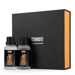 Cerakote Professional Ceramic Coating for Cars | High-Gloss Paint Protection Kit, 500 Wash Longevity, (2) 30ml Bottles