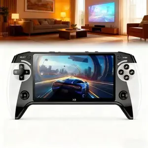 New X9 Portable Handheld Game Console, 5.5-Inch HD Screen, 3500 Games, Retro Arcade Mode, Home & Travel Use, Supports 11 Emulators, Handheld Gaming Console