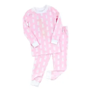 Bunny Peeps Pink Pajamas - Cute Easter PJ Set for Girls