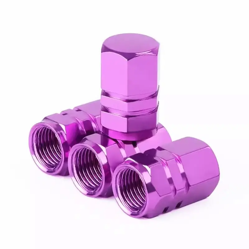 Car Tire Valve Stem Cap, Aluminum Alloy Tire Valve Stem Cover, Universal Tire Valve Stem Cap for Cars SUVs Bike Trucks and Motorcycles, Car Accessorie