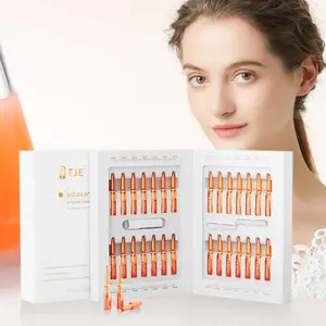 TJE Astaxanthin Ampoule Essence Moisturize Hydrate Lift Firm Skin with Nicotinamide Hyaluronic Acid Plant Ingredients Soothe Dry Skin Hydrating Moisturizing Serums