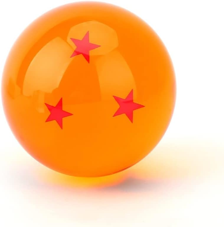 New 7pcs Dragon-pearl 75MM/2.95Inches Large Crystal Acrylic Resin Glass Ball with Gift Box Dragon Transparent Play Balls