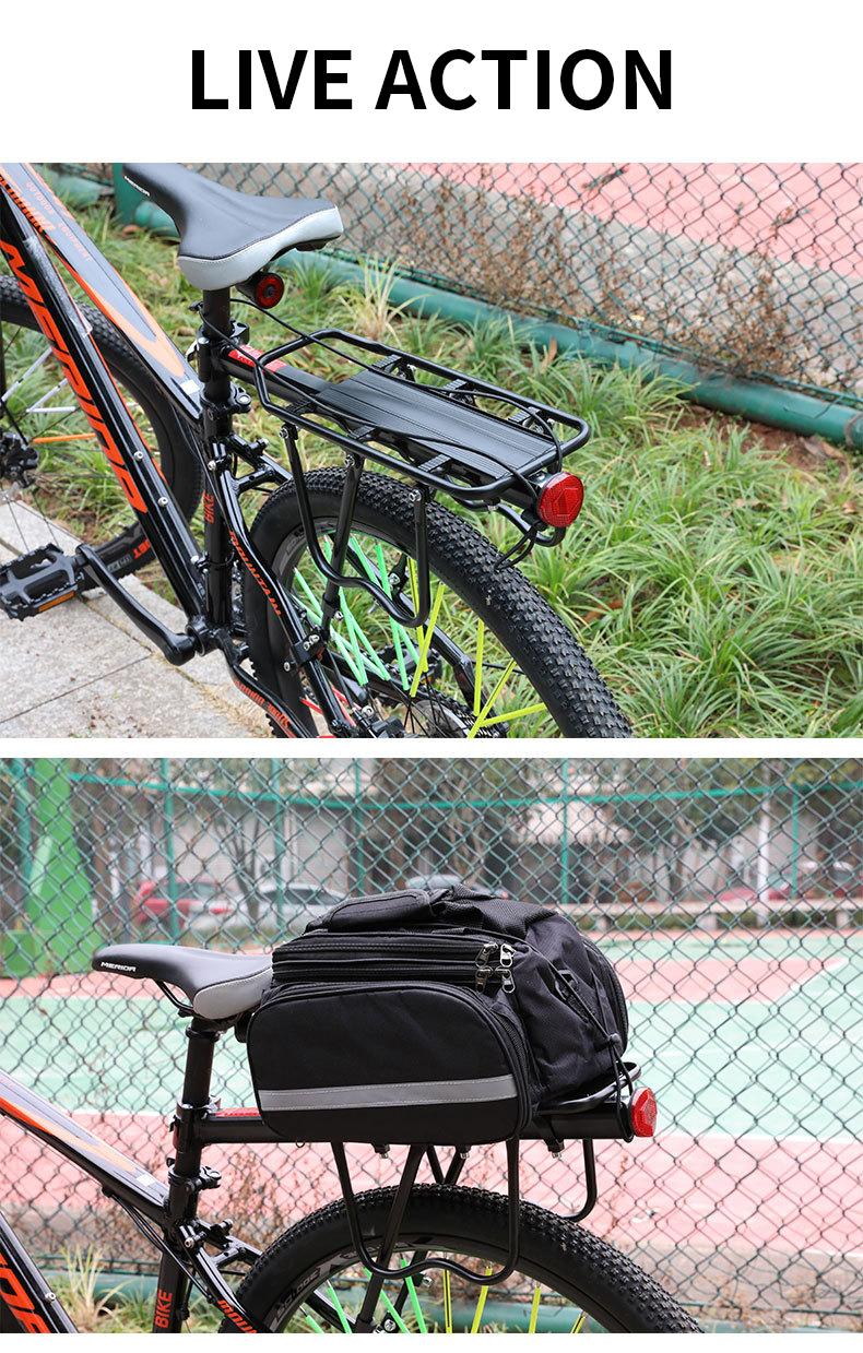 Easy-Install Bike Back Rack for All Your Riding Needs Adjustable Bicycle Rear Luggage Rack Fits Most Bikes outdoor gear versatile cycling accessory bag