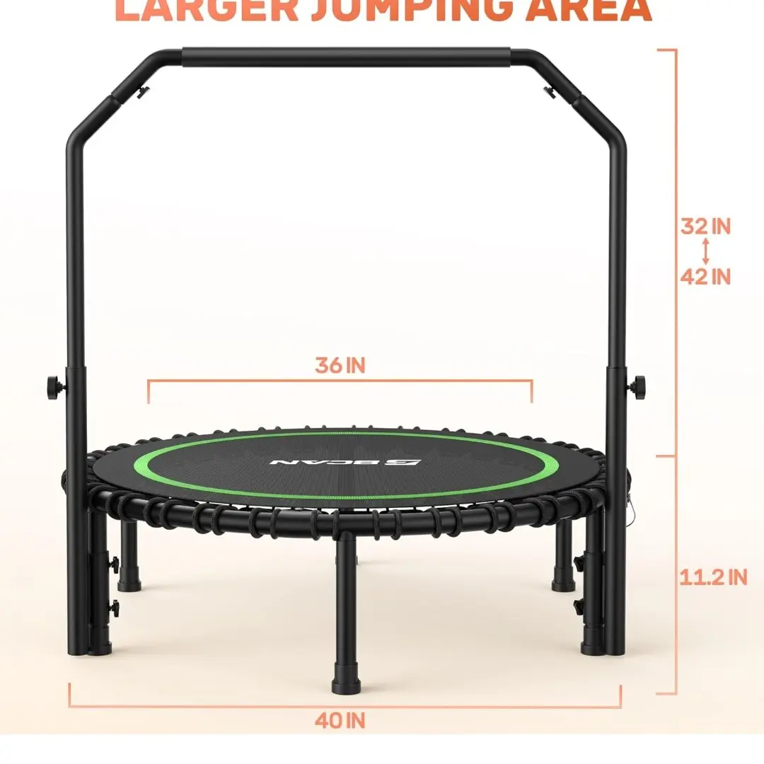 Trampolines & Accessories - Includes Trampoline, Bouncy Board, and Safety Nets for Fun and Safety