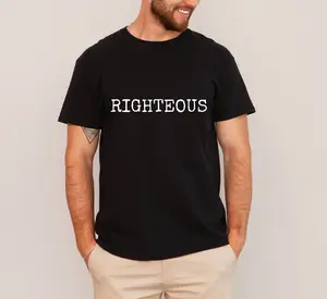 shirts, righteous shirt, Christian clothing, Christian gifts, gift for pastor, Christian shirts for him