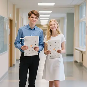 A4 Document Storage Box with Etched Design, Inspirational English Text, Flip-Top Dust & Moisture Proof, with Handle, Mobile Phone & Tablet Stand, Suitable for Organizing Documents, Certificates and Property Rights Certificates in Offices, Dormitor