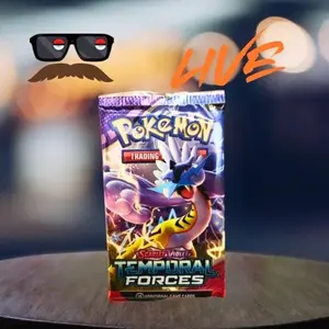 Temporal Forces Booster Pack-Pokemon Scarlet & Violet  (LIVE RIP)