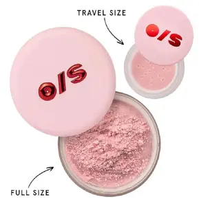 ONE/SIZE Mini Travel Size Ultimate Blurring Setting Powder, 0.23 oz / 6.5 g, Ultra Pink