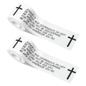 Christian Cross Athletic Tape 2IN x 23FT Heavy-Duty Fabric Tape, Strong Adhesive & Flexible for Muscle Strapping, Joint Stability, Wrist & Kneefor Wrist & Ankle, Durable Athletic Tape for Tennis, Boxing, Gym & More,Christian Gift for Men and Women