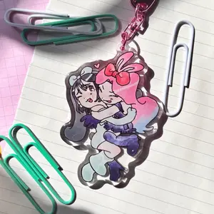 ALNST MiziSua Keychain Acrylic Charm - Kawaii Bag Charm for Keys, Backpack & Gifts, Collectible Fan Accessory, Aesthetic Game Merch!