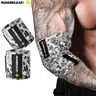 Elbow Wraps for Weightlifting, 47" Strengthening support Elbow Sleeve Weightlifting (1 Pair) for Powerlifting, Bench Press, Gym Workout