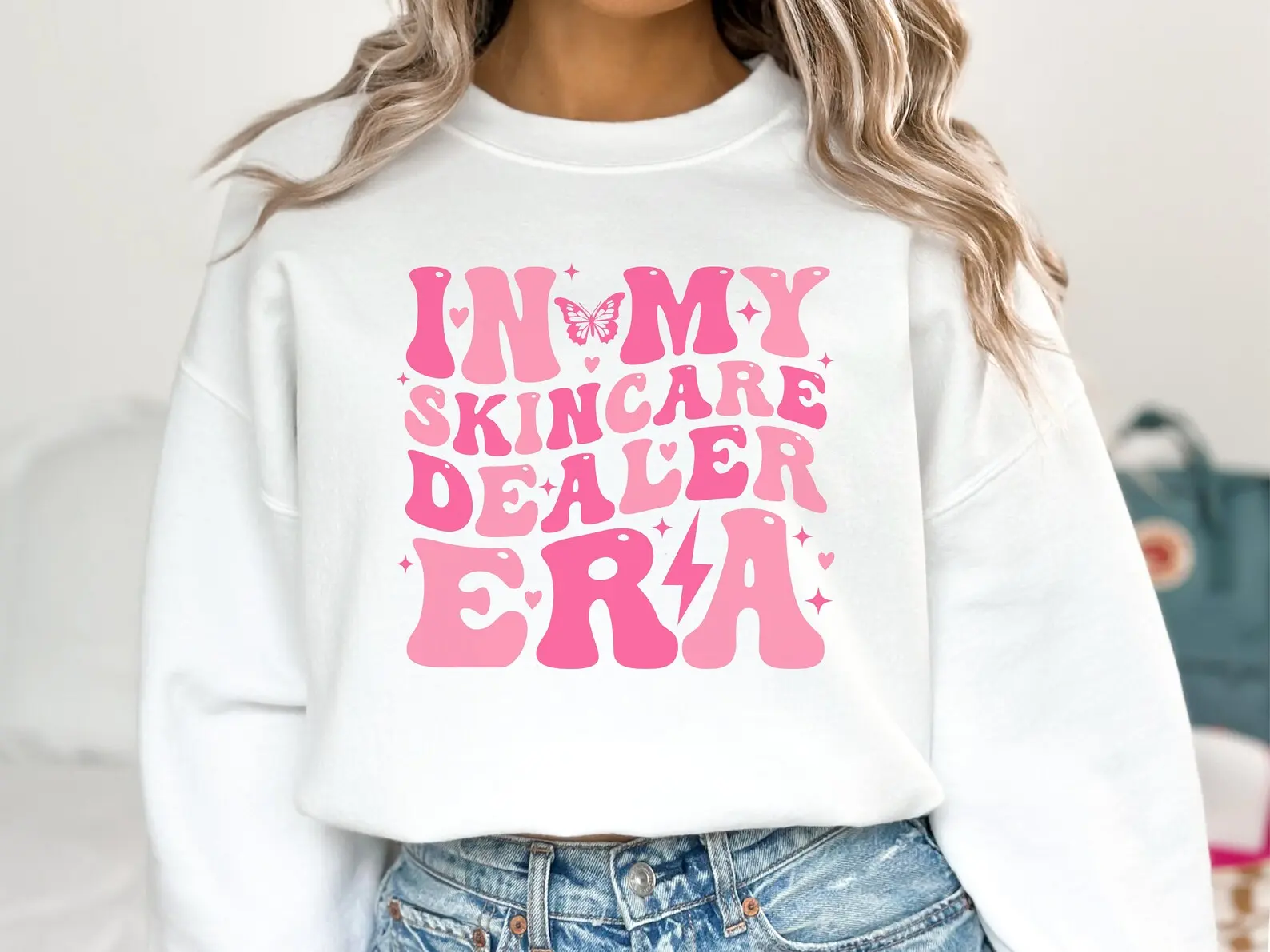 In My Skincare Dealer Era Shirt, Skincare Dealer Sweatshirt, Cosmetology Gift, Makeup Artist Shirt, Dermatologist Gift, Esthetician Sweater T-Shirt Sweatshirt Hoodie