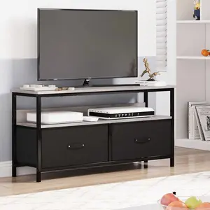 Dresser TV Stand, Entertainment Center With Storage, 50 Inch TV Stand For Bedroom Small TV Stand Dresser With Drawers And Shelves, TV & Media Console Table Furniture For Living Room