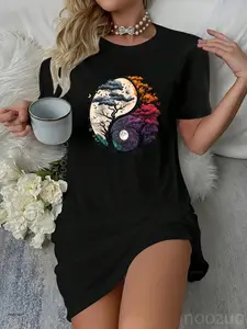 Tree of Life Yin Yang Dress
