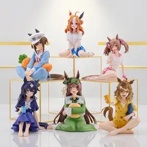 Uma Musume: Pretty Derby Relax Time Series PVC Official Anime Figure Figurine Collectible Model Table Ornament Fan Collection Holiday & Birthday Gifts
