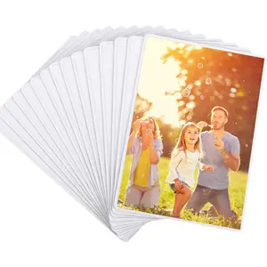 Pack of 15  Picture Frame with Clear Pocket, 4 x 6 Inches Refrigerator Photo Holder for Fridge Office Cabinet Locker, White