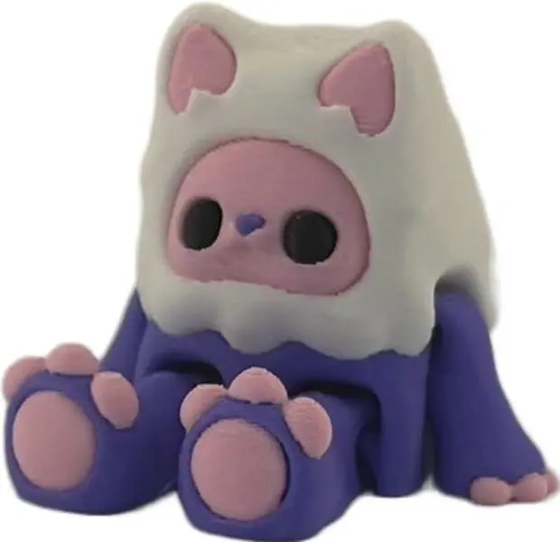 Cat Yeti Figurine Fidget Collectable