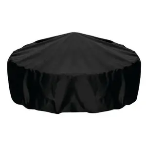 Two Dogs Designs 80 in. Fire Pit Cover - Black