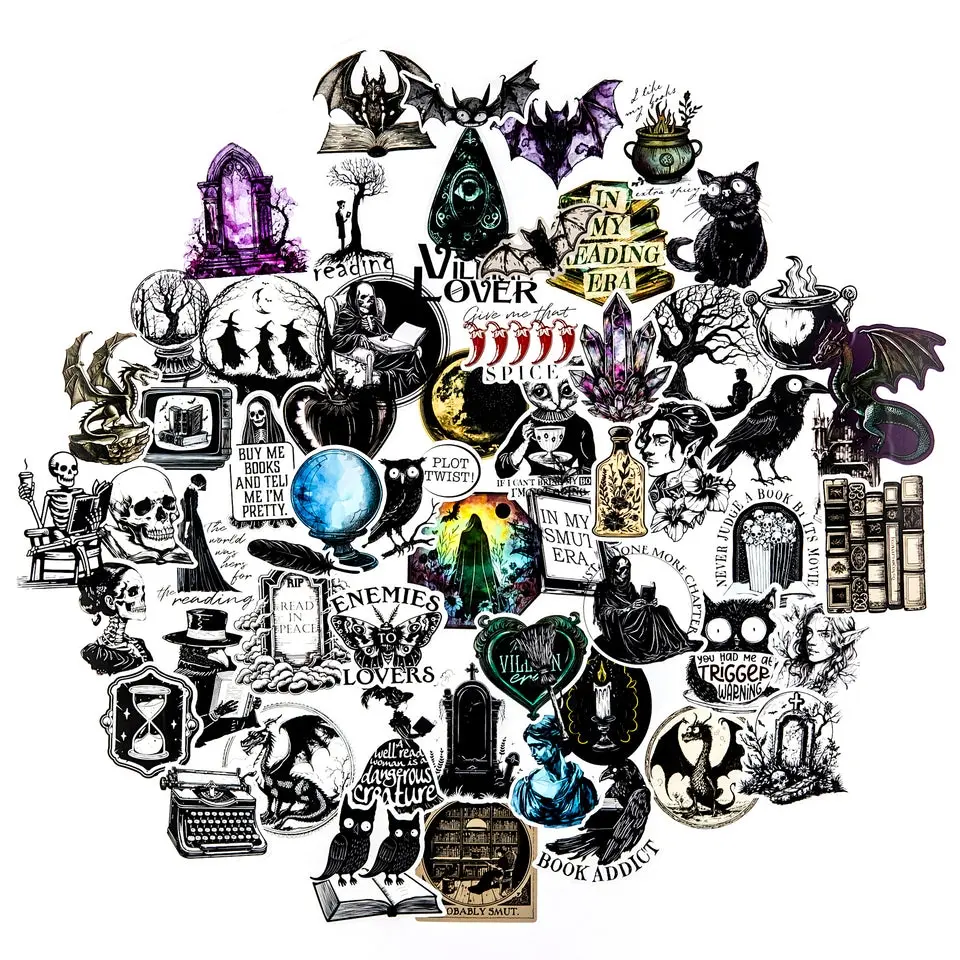 Waiting for the Night Decals (60-Pack) (Original Artwork)