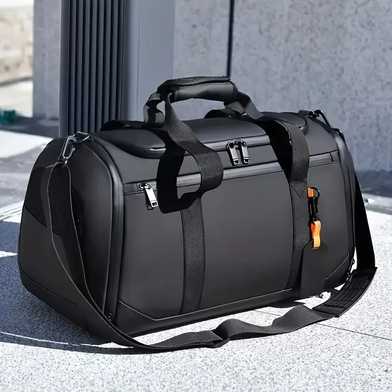 New Large-Capacity Travel Tote Bag, Large Handbag, Men's Hand Carry Bag, Portable Overnight Luggage Bag, Unisex Sports and Gym Bag, Spacious Interior and Stylish Design