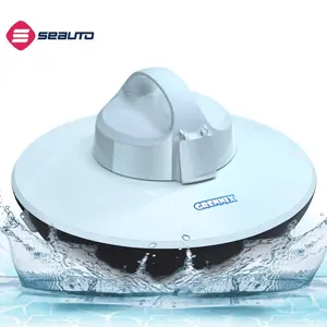 SEAUTO UFO Cordless Robotic Pool Cleaner, Automatic Pool Cleaner,Lasts up to 75 Mins,Ideal for Above Ground Pools, Self-Parking