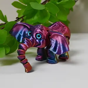 3D Printed Elephant Statue, Halloween and Christmas decorations, Multifunctional Statues Suitable for Living Rooms and Offices, Cute Collectible Figurines, Party Favor Packs