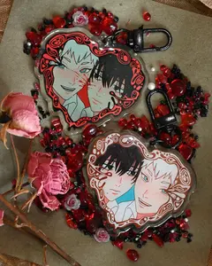 BL Anime Couple Acrylic Keychain, Double-sided Keychain