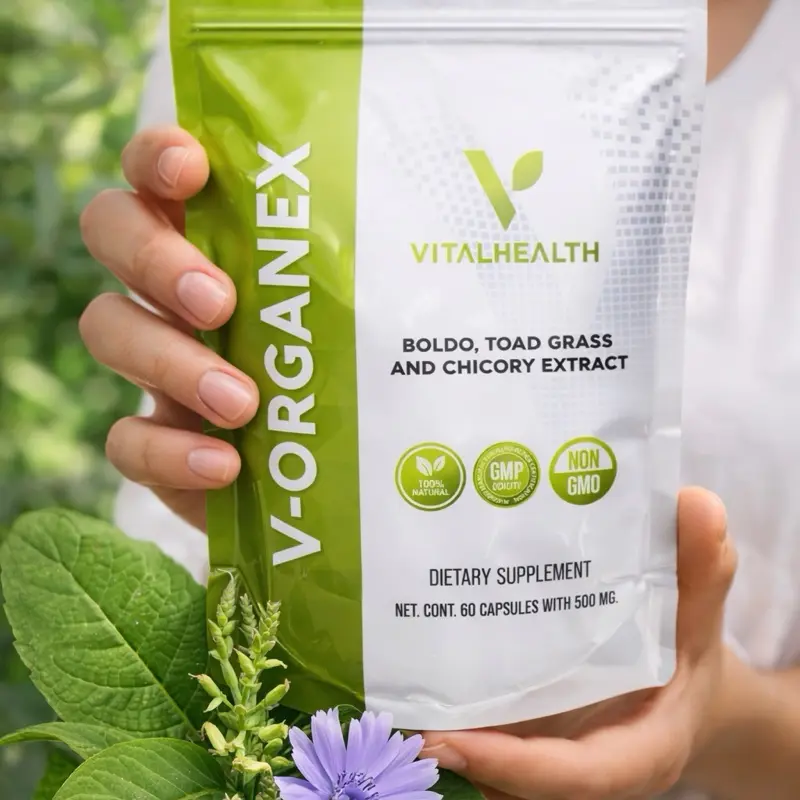 V-Organex Natural Dietary Supplement with Herbal Ingredients for Health & Wellness Support