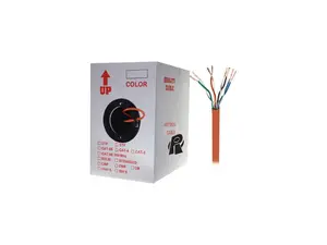 Nippon Labs 50CP-C5E-ST-1K-OR 1000 ft. Bare Copper Cat5e Bulk Cable, 350MHz, Stranded Wire - Orange