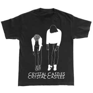Crystal Castles Cool Graphic Tee Shirt HY1022