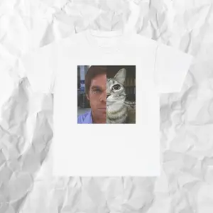 Dext Morgan Tee, Funny Cat Meme Shirt, Unisex T-Shirt, Gift for Dexter Fans, TV Show Fan Tee, Funny Graphic Tee Streetwear, Adult funny T-shirt, Gift for Woman and Man