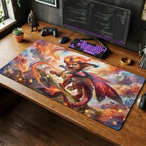 Smolder League of Legends Mouse Pad Large Gaming Desk Mat LoL Gamer Gift