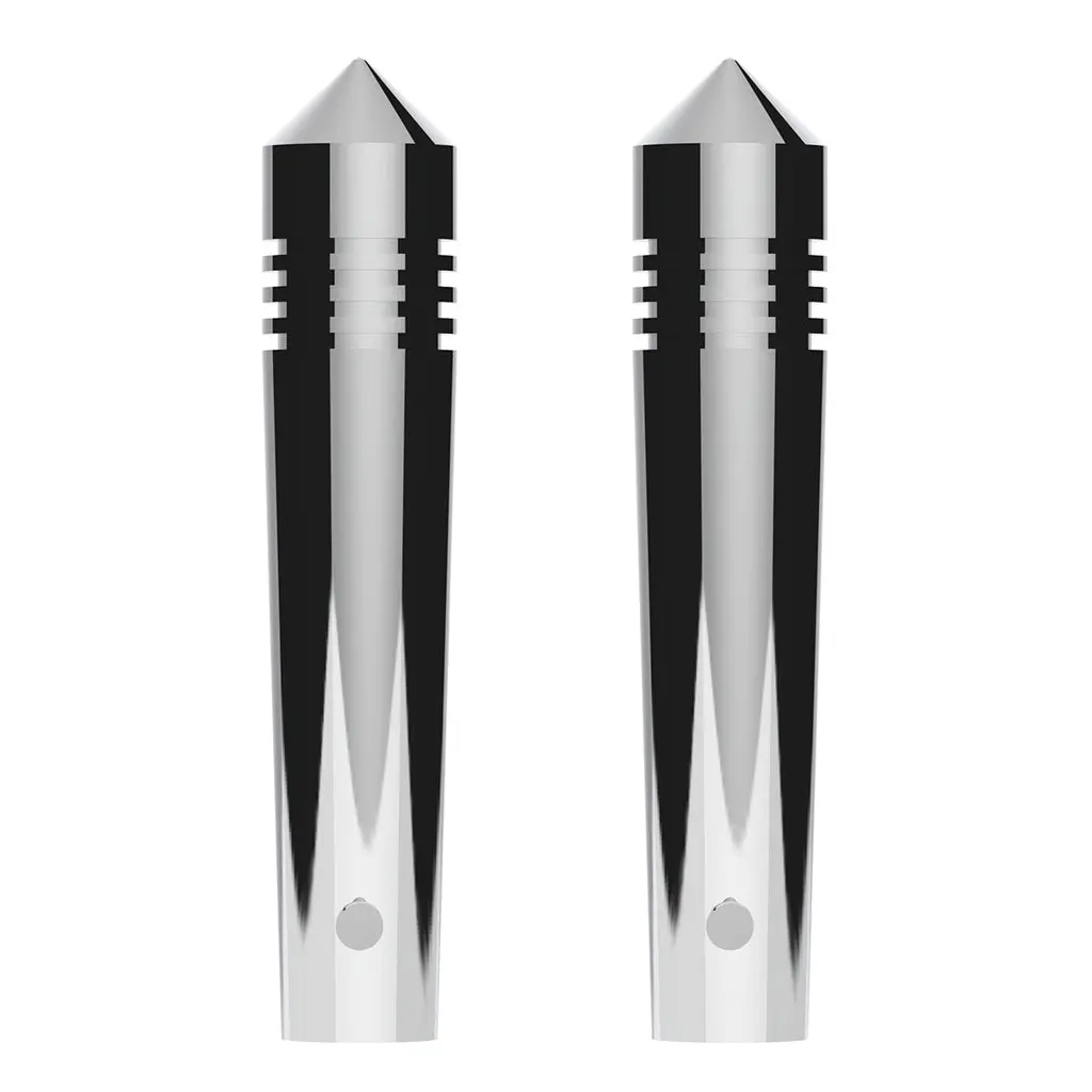 Pair of Chrome Plated Long Pointed Toggle Switch Extension Pair of Chrome Plated Long Pointed Toggle Switch Extension