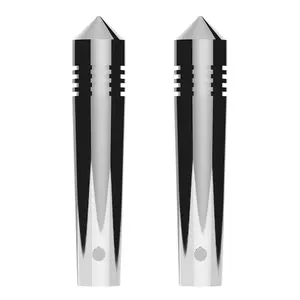 Pair of Chrome Plated Long Pointed Toggle Switch Extension