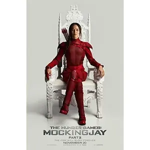 HUNGER GAMES: MOCKINGJAY PART 2 - 13.25"x20" Original Promo Movie Poster 2015 Jennifer Lawrence