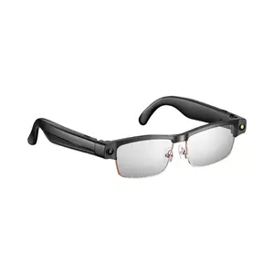 2026 New AI Smart Glasses, 8MP HD Camera, 1200p Video Recording Stabilization, Dual Microphones, Wireless WiFi, Real-Time Transmission, AI Voice Assistant, AI Object Recognition, Camera Smart Glasses, Smart Glasses with Camera