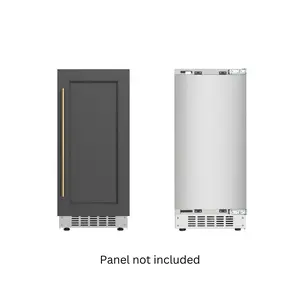 KoolMore Reserve 15 in. Residential Panel Ready Ice Maker 57 lbs/24hr in Stainless-Steel
