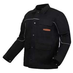 ARCCAPTAIN 11oz Flame Resistant FR Cotton Welding Jacket - Durable, Comfortable Workwear for Men, Ideal Father's Day Gift