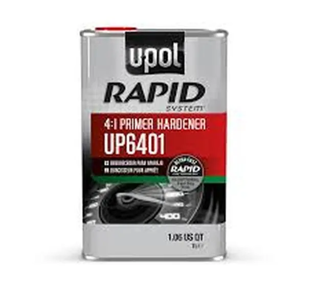 U-POL Products UPL-UP6401 Rapid Primer Hardener - 1 Ltr, Quick Drying, Easy Sanding, Excellent Coverage, All Climates And Conditions, Reduces Stock Investment