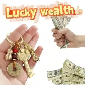 Christmas Fortune Five Blessings Feng Shui Set- Good Luck, Wealth, Health, And Success Amulets- Auspicious Chinese Amulets- Multi-Purpose Occasion Gift Pack