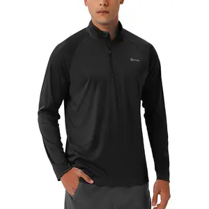 SG EDGE 1/4 Zip Sun Shirt for Men - Long Sleeve Quick Dry Lightweight UPF 50+ Rash Guard for Gym, Fishing, Hiking, Boating, Golfing, Outdoor Activities, outdoorfun