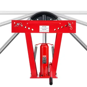 Spring new arrivals Hydraulic Pipe Bender 12 Ton Manual Pipe Bending Tool with 6 Dies