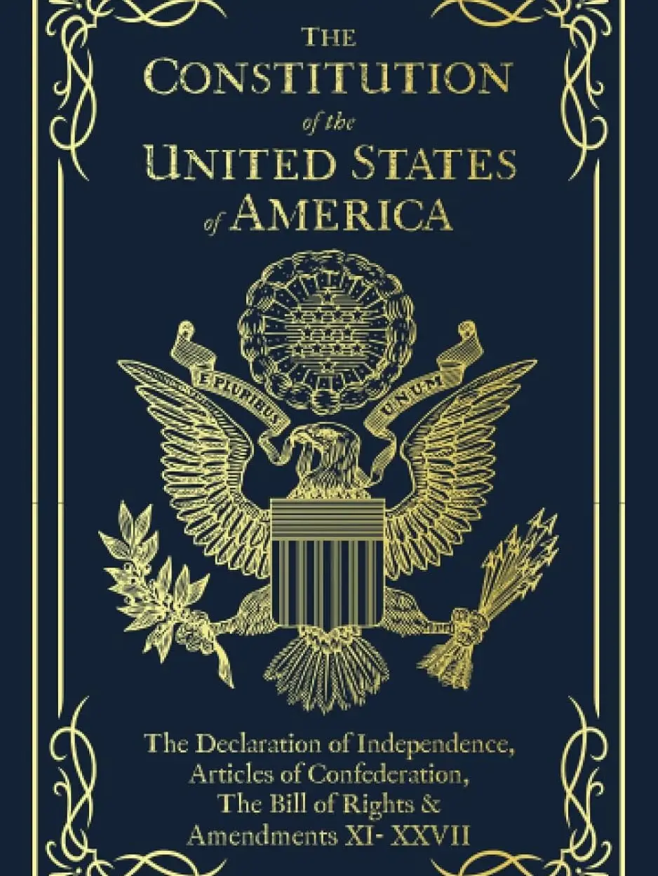 The Constitution of the United States of America: The Declaration of Independence, The Bill of Rights size handy Book Articles American