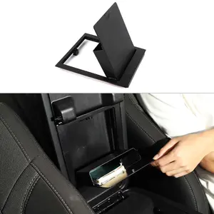 For 2011+ Dodge Charger/Chrysle 300C Center Console Armrest Hidden Storage Box Holder Box