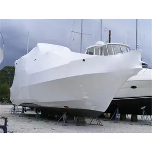 212 MAIN 7 mil White Center Fold Boat Shrink Wrap, 17 ft. x 175 ft. Virgin Resin Large Roll for Water Sports Kayaking